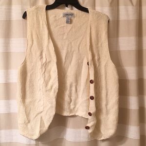 Hipster Cream Knitted vest